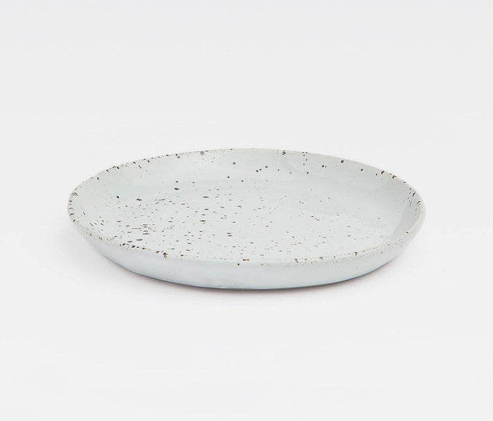 Blue Pheasant Marcus White Salt Dinner Plate Set - Lollygag