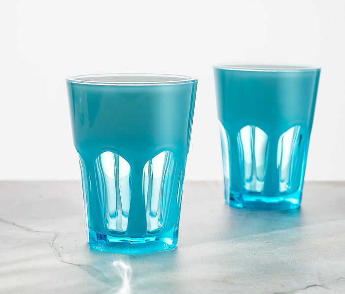 Mario Luca Giusti Turquoise Double Faced Acrylic Glasses -lollygag