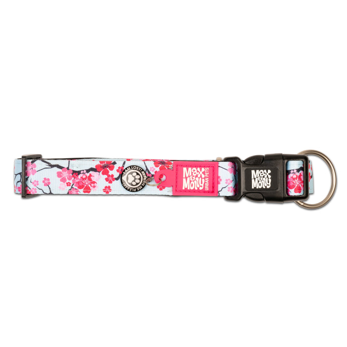 Max & Molly Cherry Bloom Smart ID Dog Collar Medium
