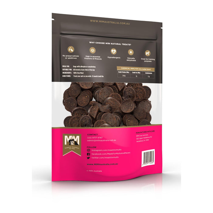 Meals for Mutts Roo Discs Dog Treats 200g