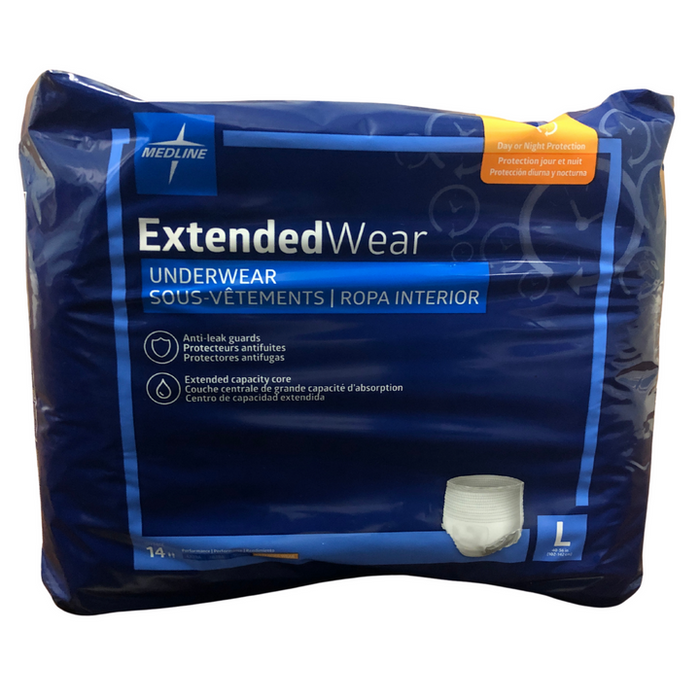 Medline Extended Wear Adult Diaper Underwear