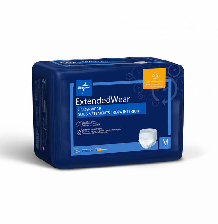 Medline Extended Wear Adult Diaper Underwear
