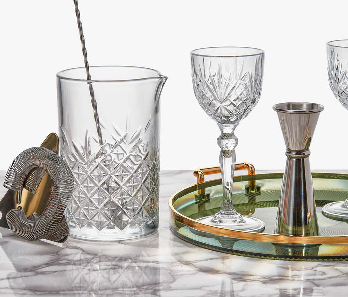 Nick and Nora Glass and mixing glass bar set - lollygag