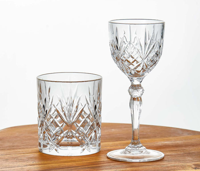 Retro inspired nick nora and old fashioned glass bar set - Lollygag
