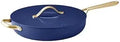 Member's Mark 5.5 Quart Jumbo Ceramic Nonstick Pan, Blue - Front