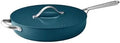 Member's Mark 5.5 Quart Jumbo Ceramic Nonstick Pan, Teal - Front
