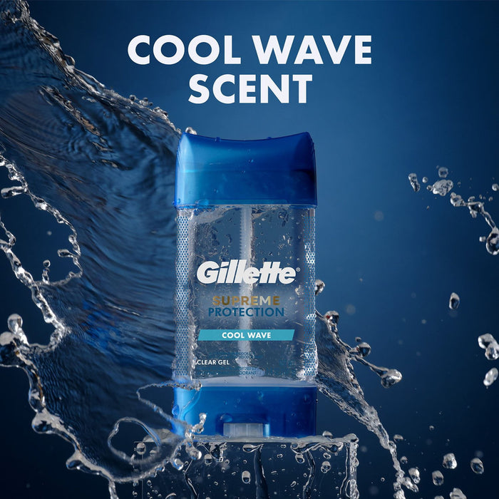 Men's Antiperspirant Deodorant in Kenya - Gillette Cool Wave Clear Gel, 5-Pack