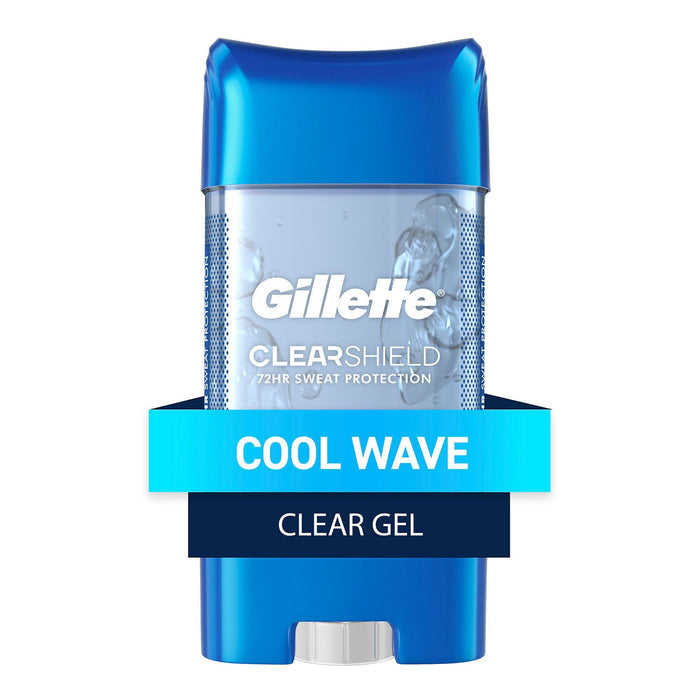 Men's Antiperspirant Deodorant in Kenya - Gillette Cool Wave Clear Gel, 5-Pack