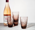 Fostoria taupe moonstone vintage glasses