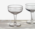Vintage Fostoria pressed glass starburst coupe  -  lollygag