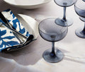 Vintage stemware coupe Wine Glasses