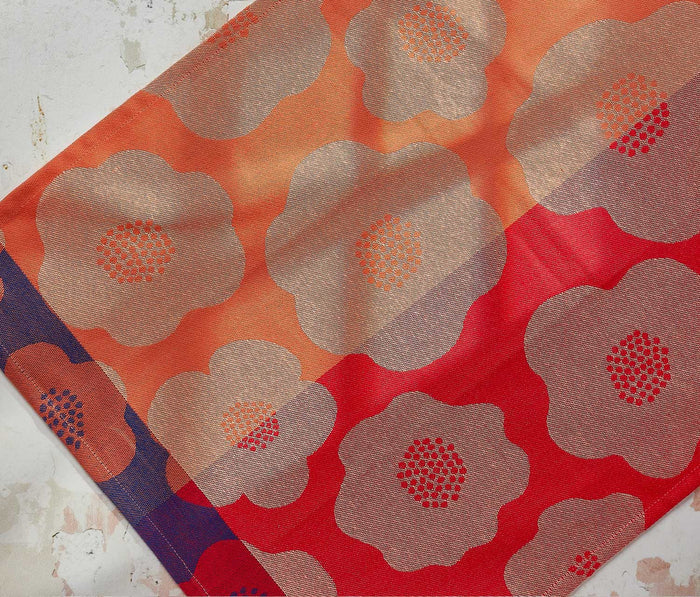 🔥 Mid-Mod Poppy Jacquard Kitchen Towel Set - Lollygag