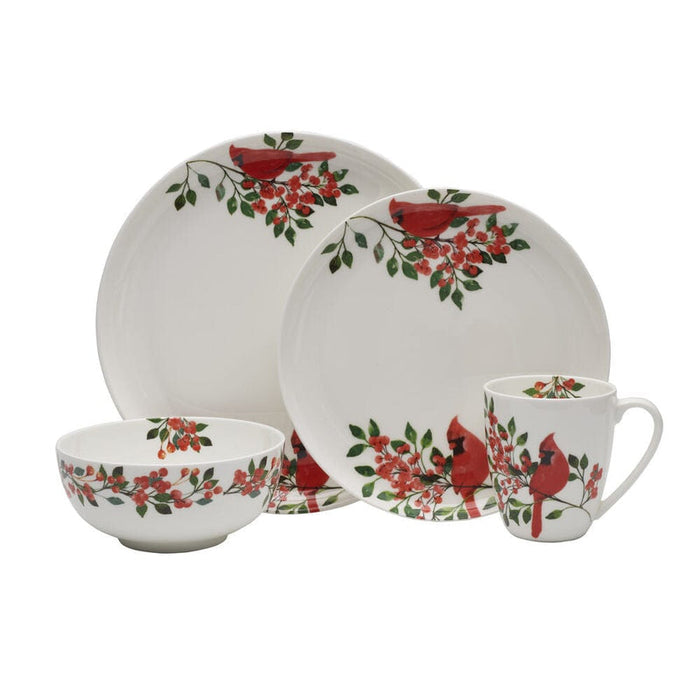 Mikasa  16 Piece Dinnerware Set (Choose  Color)