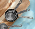 Danica Heirloom Hammered Stainless Steel Nesting Measuring Cups