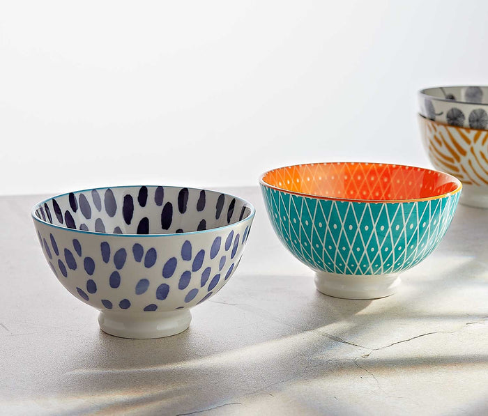 Danica studio Modern Porcelain Rice Bowl Set - lollygag