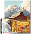 Mountain Barn Retreat Jigsaw Puzzle