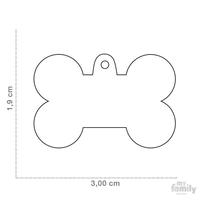 MY FAMILY BASIC BONE SMALL BLACK - Habitat Pet Supplies Altona & Chirnside Park