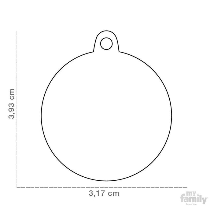 MY FAMILY BASIC CIRCLE LARGE BLUE - Habitat Pet Supplies Altona & Chirnside Park