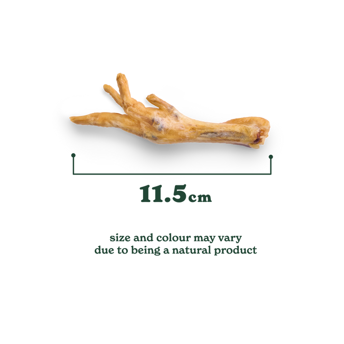 Natural Cuts Air Dried Chicken Feet - Meaty Dog Treats