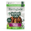 Natural Cuts Air Dried Pigs Ear Strips - Meaty Dog Treats