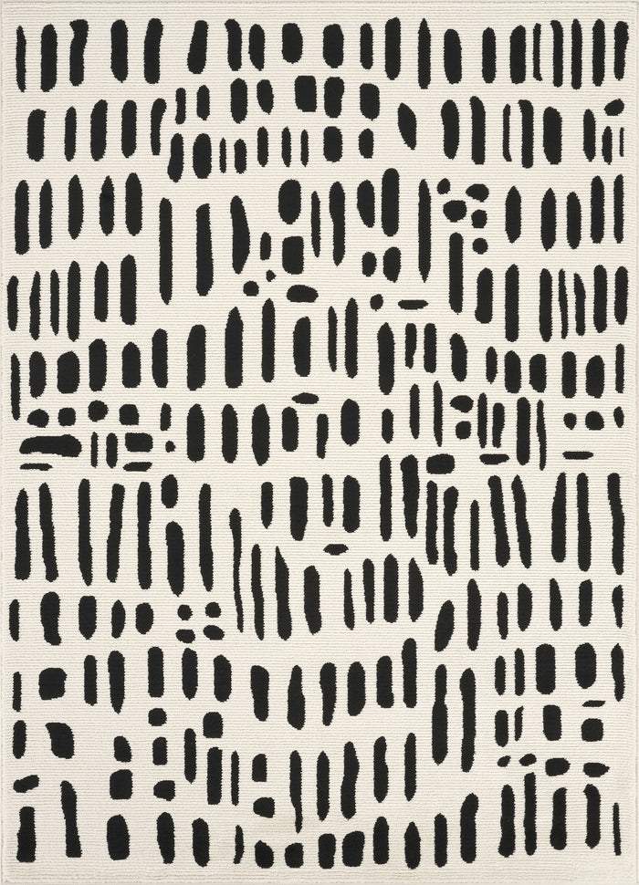 Neutral Brushstroke Cream Rug