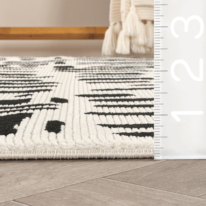 Neutral Brushstroke Cream Rug