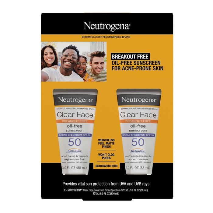 Neutrogena Clear Face Sunscreen in Kenya - Choose SPF