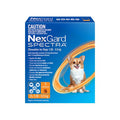 Nexgard Spectra Dog 1.35-3.5kg Orange 3 Pack-Habitat Pet Supplies