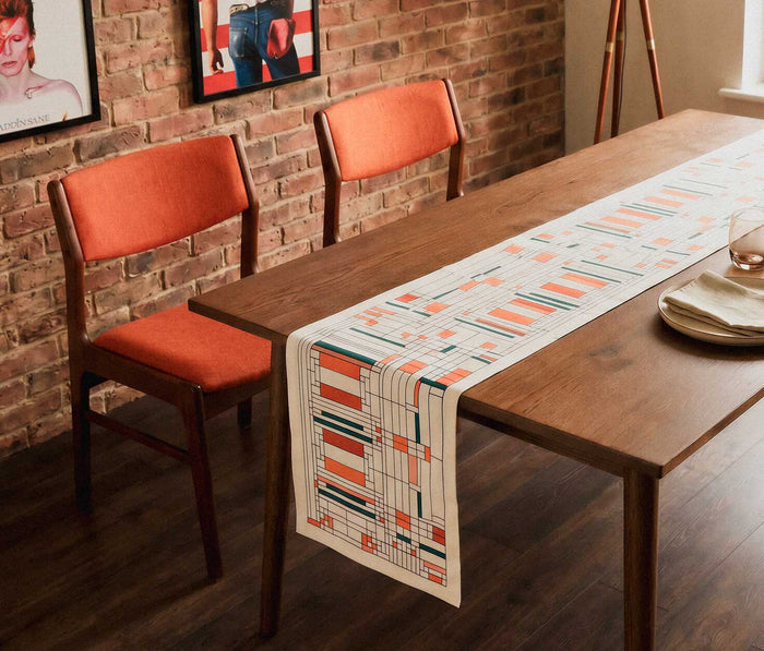 Frank Lloyd Wright Oak Park Table runner - Lollygag