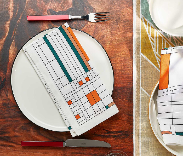 Oak Park Table Runner - Frank Lloyd Wright - Lollygag.co