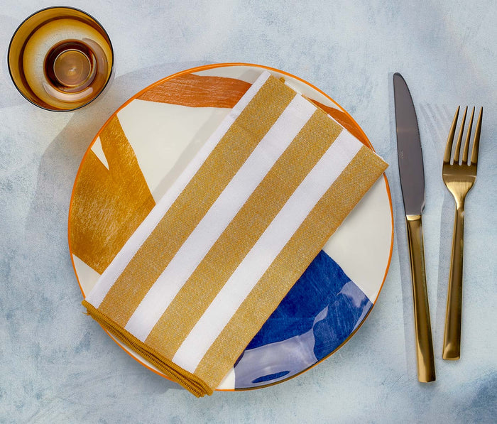 Ochre Cabana Stripe Woven Set - Lollygag