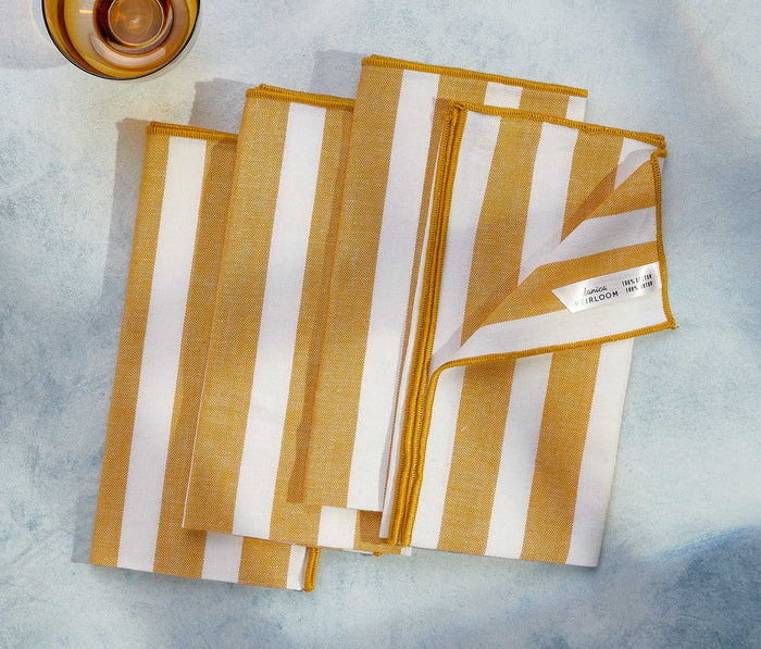 Ochre Stripe Woven Set - Lollygag