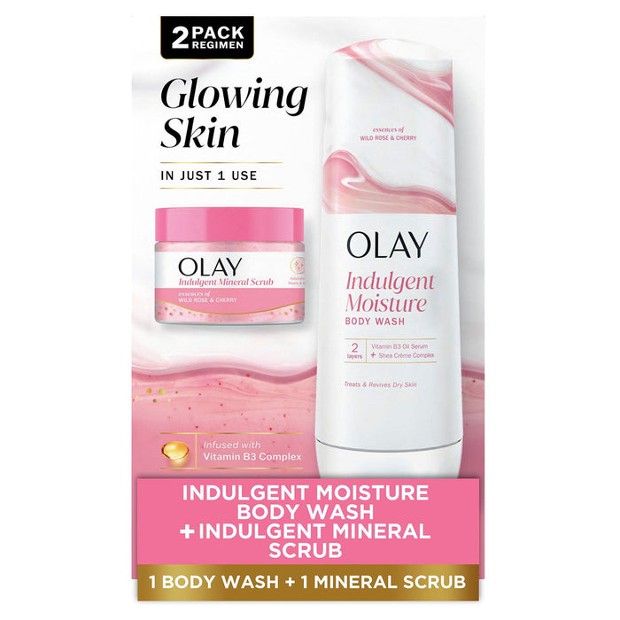 Olay Indulgent Moisture Scrub + Bodywash