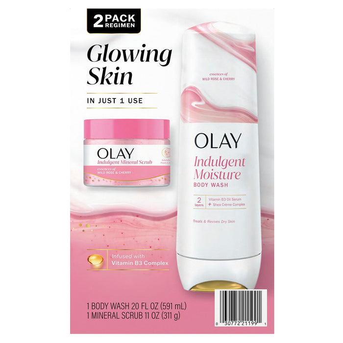 Olay Indulgent Moisture Scrub + Bodywash