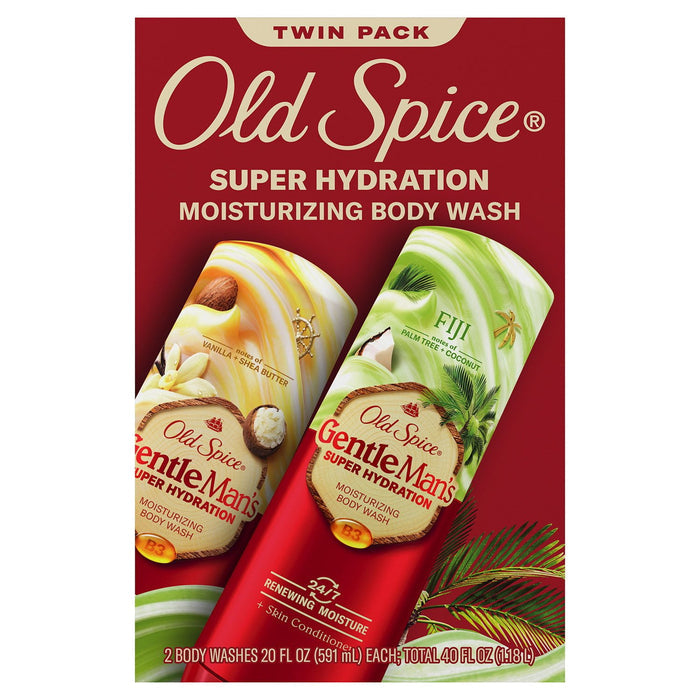 Old Spice Body Wash in Kenya - Gentle Man Super Hydration, 2 Pack