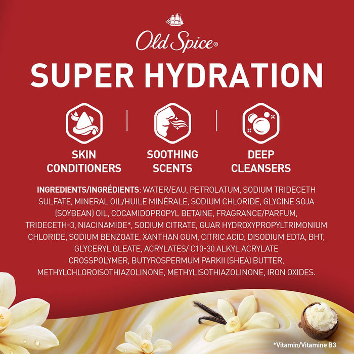 Old Spice Body Wash in Kenya - Gentle Man Super Hydration, 2 Pack