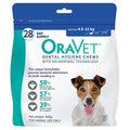 OraVet Dental Hygiene Chews for Small Dogs 28 Pack-Habitat Pet Supplies