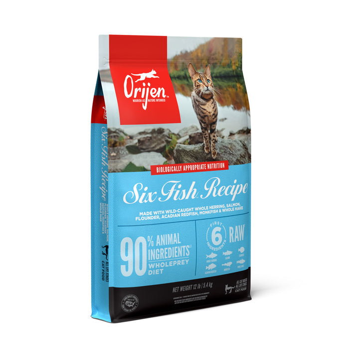 ORIJEN Six Fish Biologically Appropriate Dry Cat Food 5.4kg