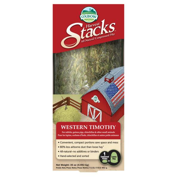 Oxbow Harvest Stacks Timothy 1kg-Habitat Pet Supplies