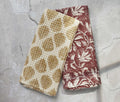 Danica Heirloom Block Print Waffle Kitchen Dishtowels-lollygag
