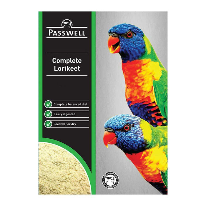 Passwell Complete Lorikeet Dry Food 5kg-Habitat Pet Supplies