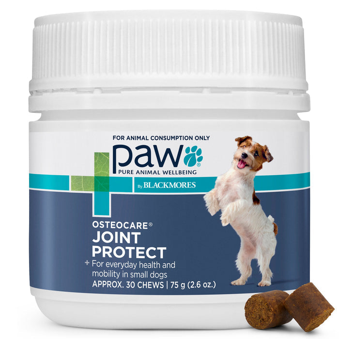PAW by Blackmores Osteocare Joint Protect Small Chews for Dogs 75g-Habitat Pet Supplies