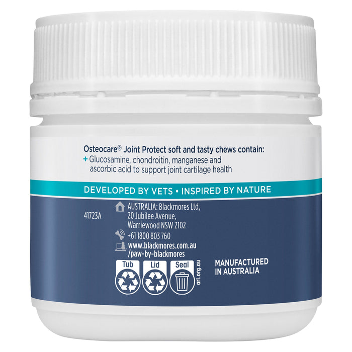 PAW by Blackmores Osteocare Joint Protect Small Chews for Dogs 75g