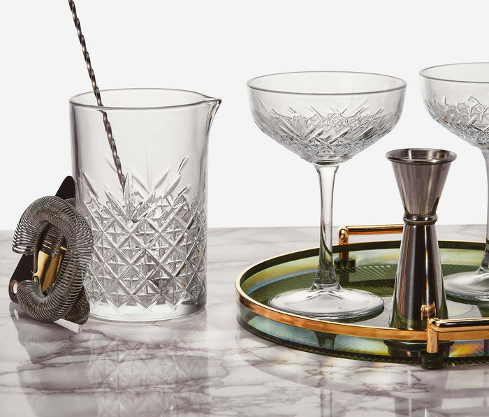 Pelham Deco Coupe Cocktail Glass Bar set  - Lollygag