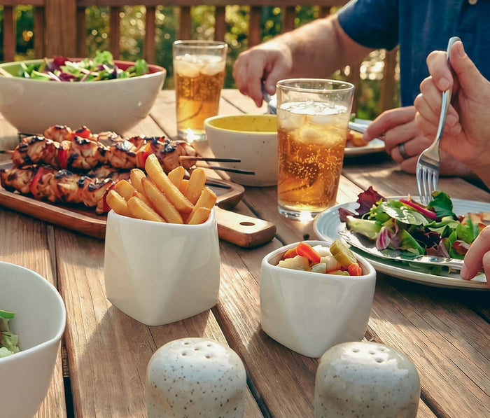 Pépette Porcelain Pomme Frites Snack Dish Set - Lollygag