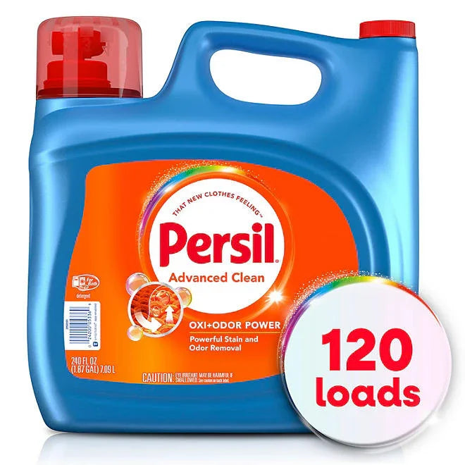 Persil ProClean Liquid Laundry Detergent, 120 Total Loads