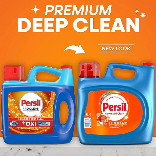 Persil ProClean Liquid Laundry Detergent, 120 Total Loads