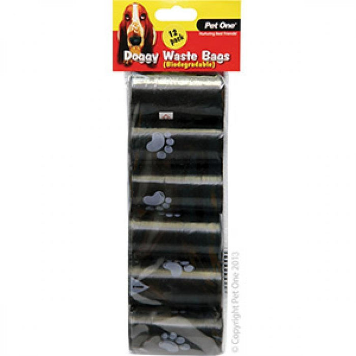 Pet One Doggy Waste Bags 12Pk-Habitat Pet Supplies