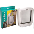 Pet One Poly Cat Door for Wooden Doors and Panels-Habitat Pet Supplies