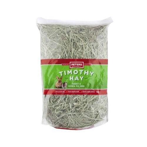 Peters Timothy Hay Rabbit and Guinea Pig Food 1kg-Habitat Pet Supplies